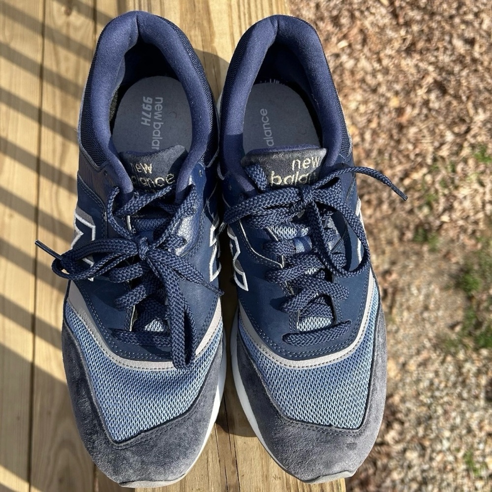 New Balance Blue Purple Indigo Retro Athletic Sneakers 997H Women’s 10.5 - Picture 10 of 15